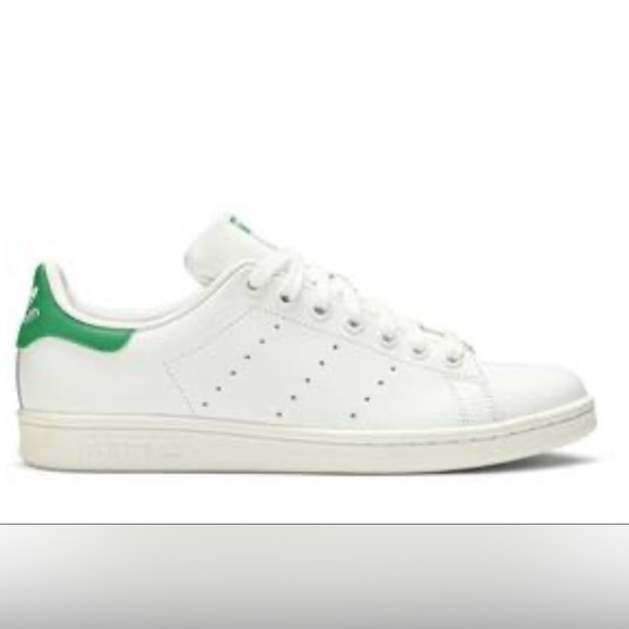 adidas Shoes - Adidas Stan Smith Lace Up Low Top White Green Sneakers Unisex 7